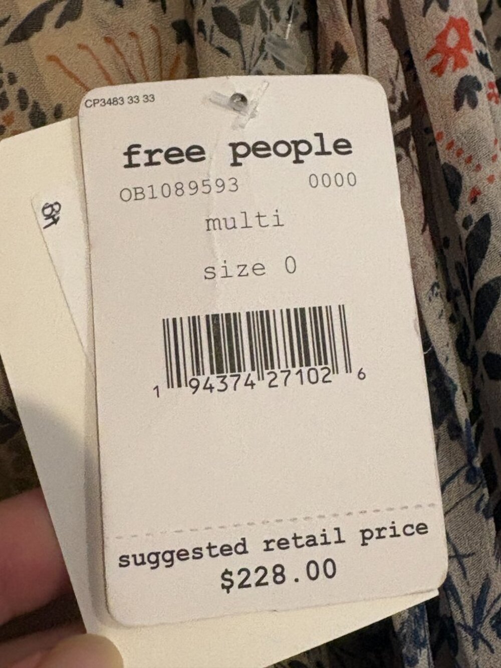 Free People NWT Moroccan Dream Maxi Dress - Picture 10 of 15